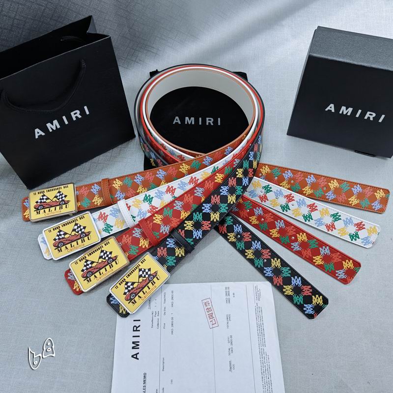 Amiri belt 38mmX90-125cm lb77
